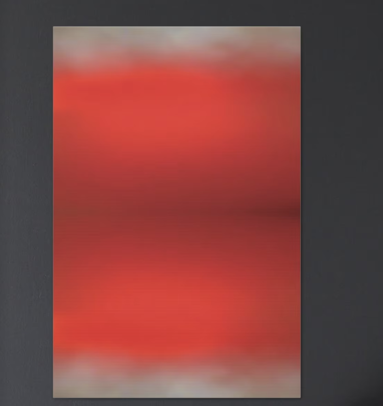 Red Abstract Art Print – Canvas Wrap – Modern Wall Art